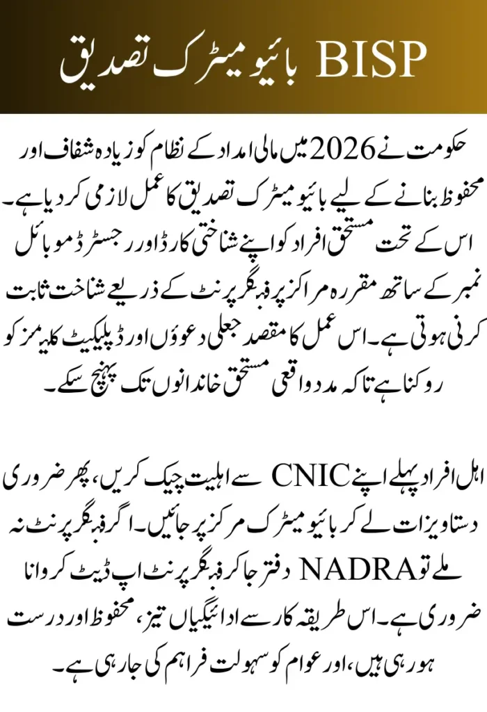 BISP 8171 Biometric Payment