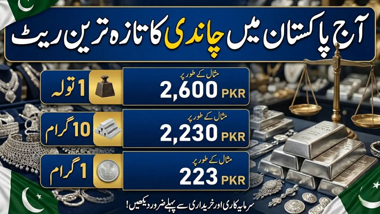 Today Silver Rate in Pakistan